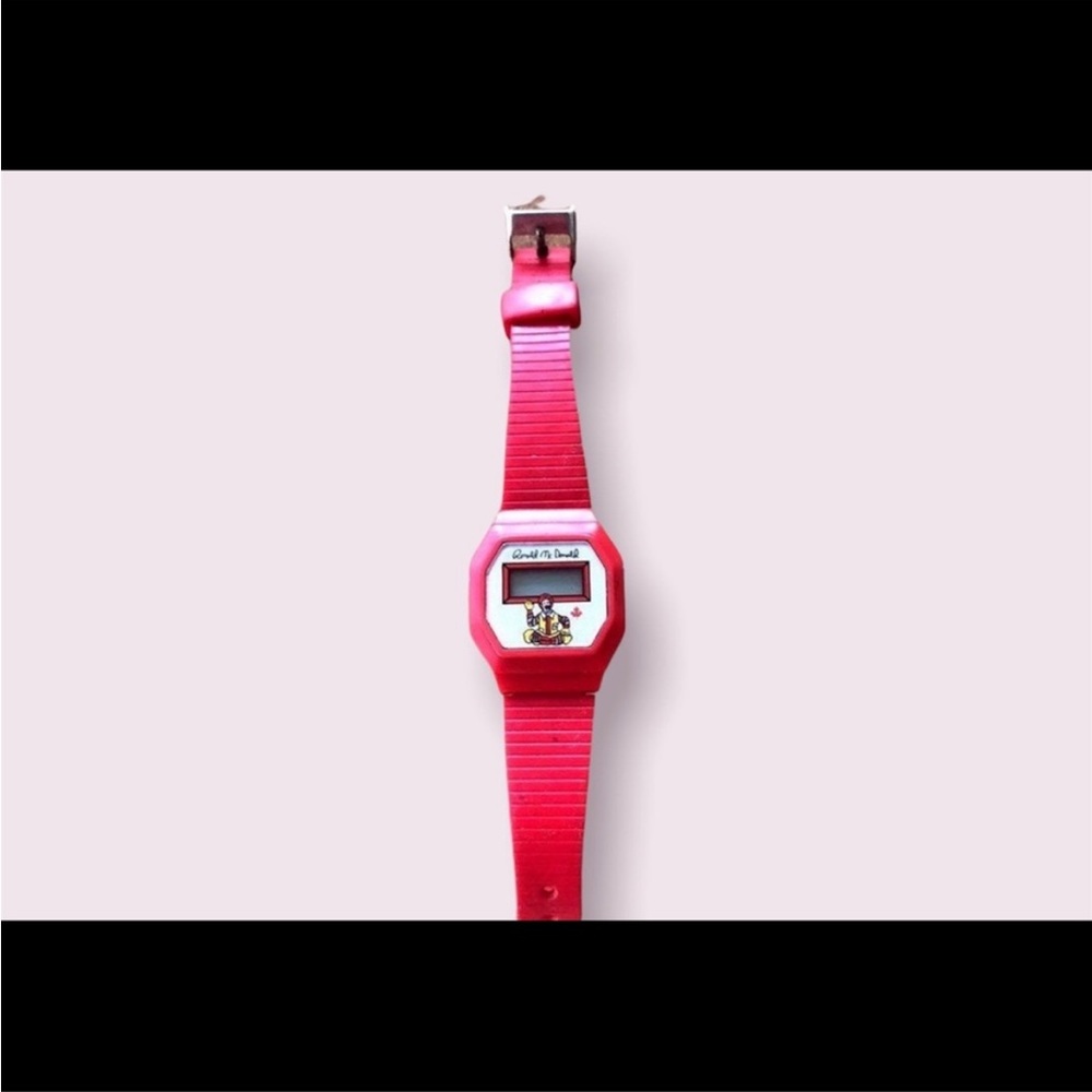 McDonald’s Watch Retro Red Wristwatch